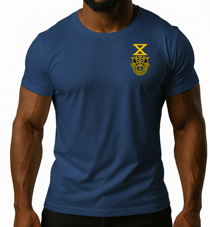 SF Association Gold Crest Logo Unisex T-Shirt - Left Chest Print
