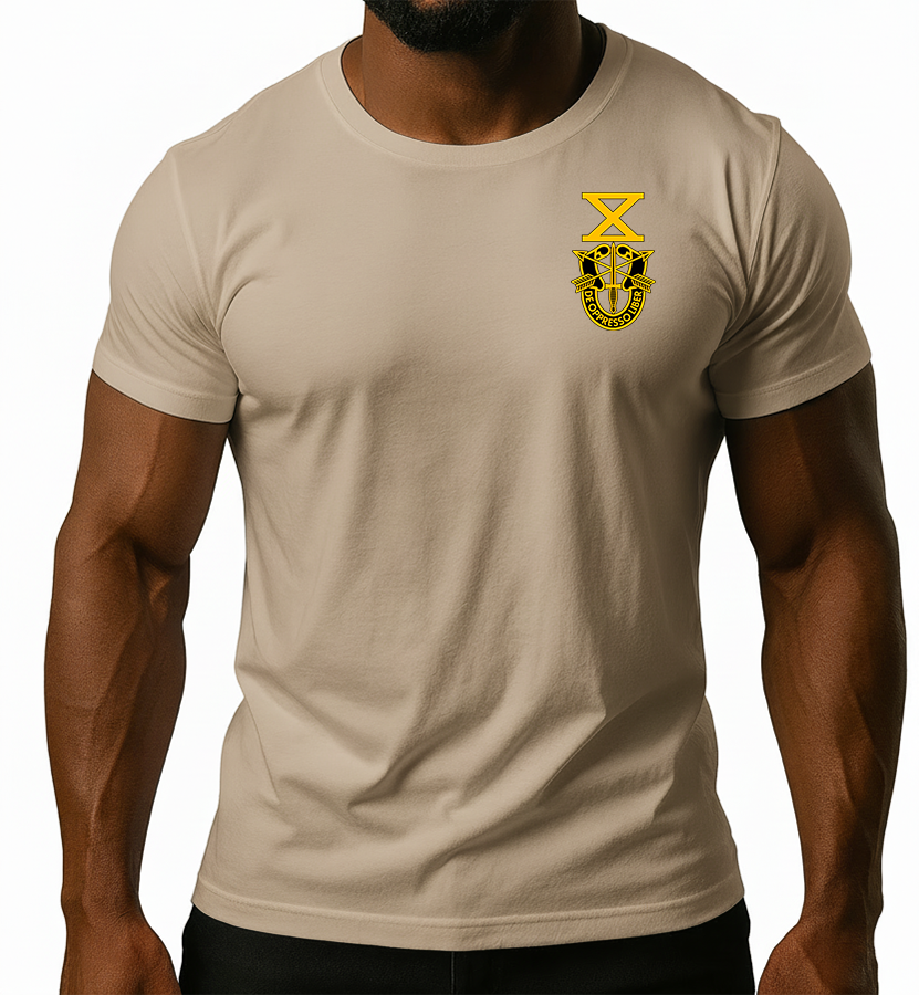 SF Association Gold Crest Logo Unisex T-Shirt - Left Chest Print