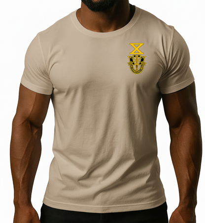 SF Association Gold Crest Logo Unisex T-Shirt - Left Chest Print
