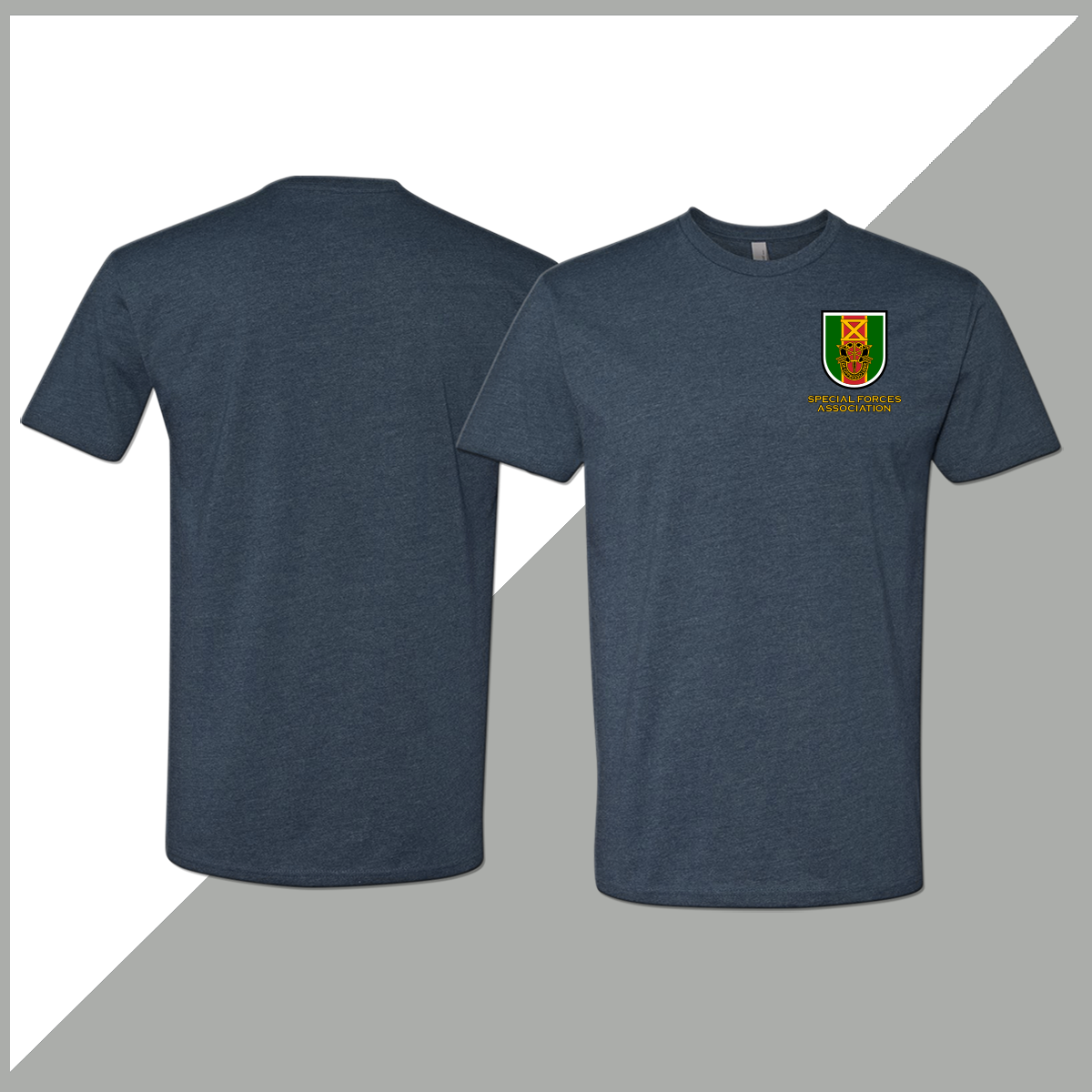 SF Association Flash with Text Unisex T-Shirt - Left Chest Print