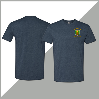 SF Association Flash with Text Proud Family Member Unisex T-Shirt - Left Chest Print
