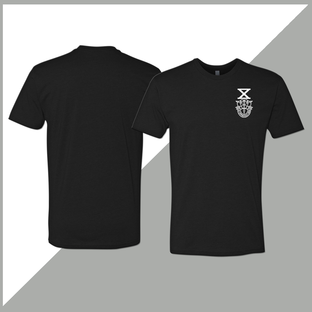 SF Association Monochrome Crest Logo Unisex T-Shirt - Single-Sided Print