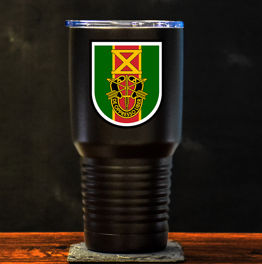 Special Forces Association Flash & Crest UV Printed 30oz Tumbler | SFA ...