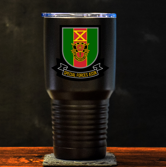 SF Association Banner Flash & Crest - Full Color UV Printed 30oz Tumbler
