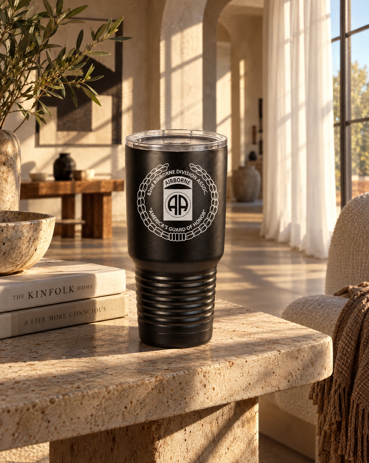 @82nd Airborne Association Laser Engraved 30oz Tumbler